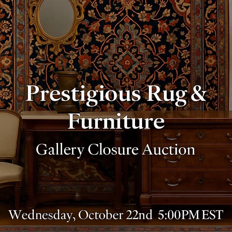 Prestigious Rug & Furniture Gallery Closure Online Auction — featured auction photograph
