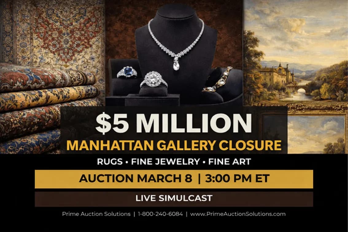 $5 Million Manhattan Fine Rug Gallery Closure, Online Auction — auction photograph 2