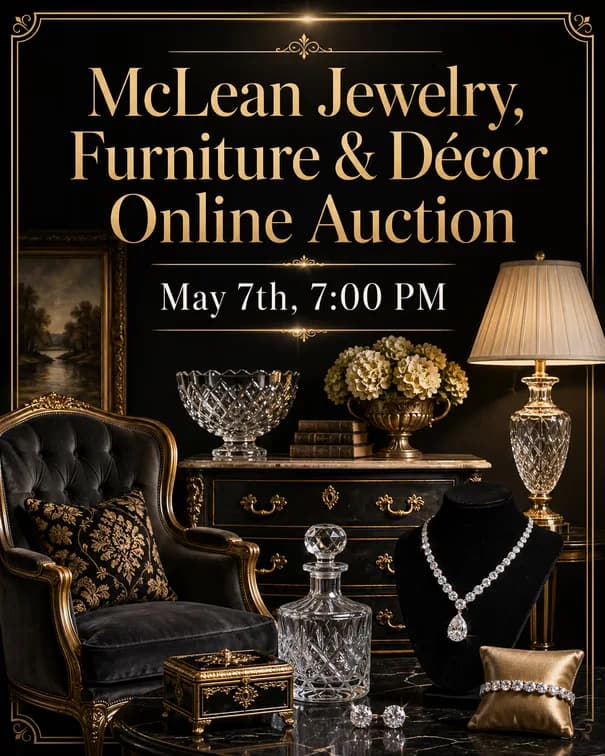 Princess McLean Jewelry, Furniture & Decor Online Auction — auction photograph 2