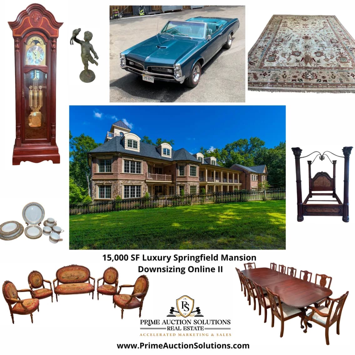 15,000 SF Luxury Springfield Mansion, Downsizing Online Auction II — featured auction photograph